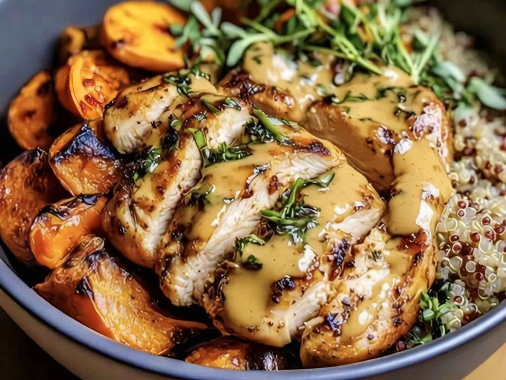 Maple Dijon Chicken Bowl