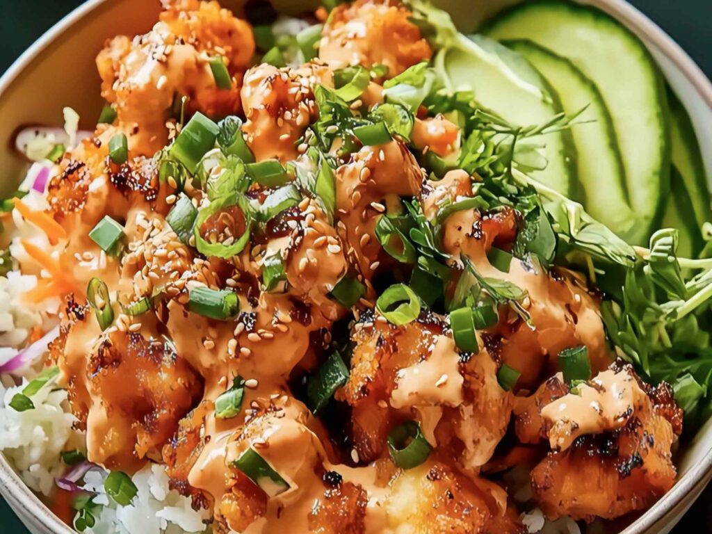 bang bang chicken bowl