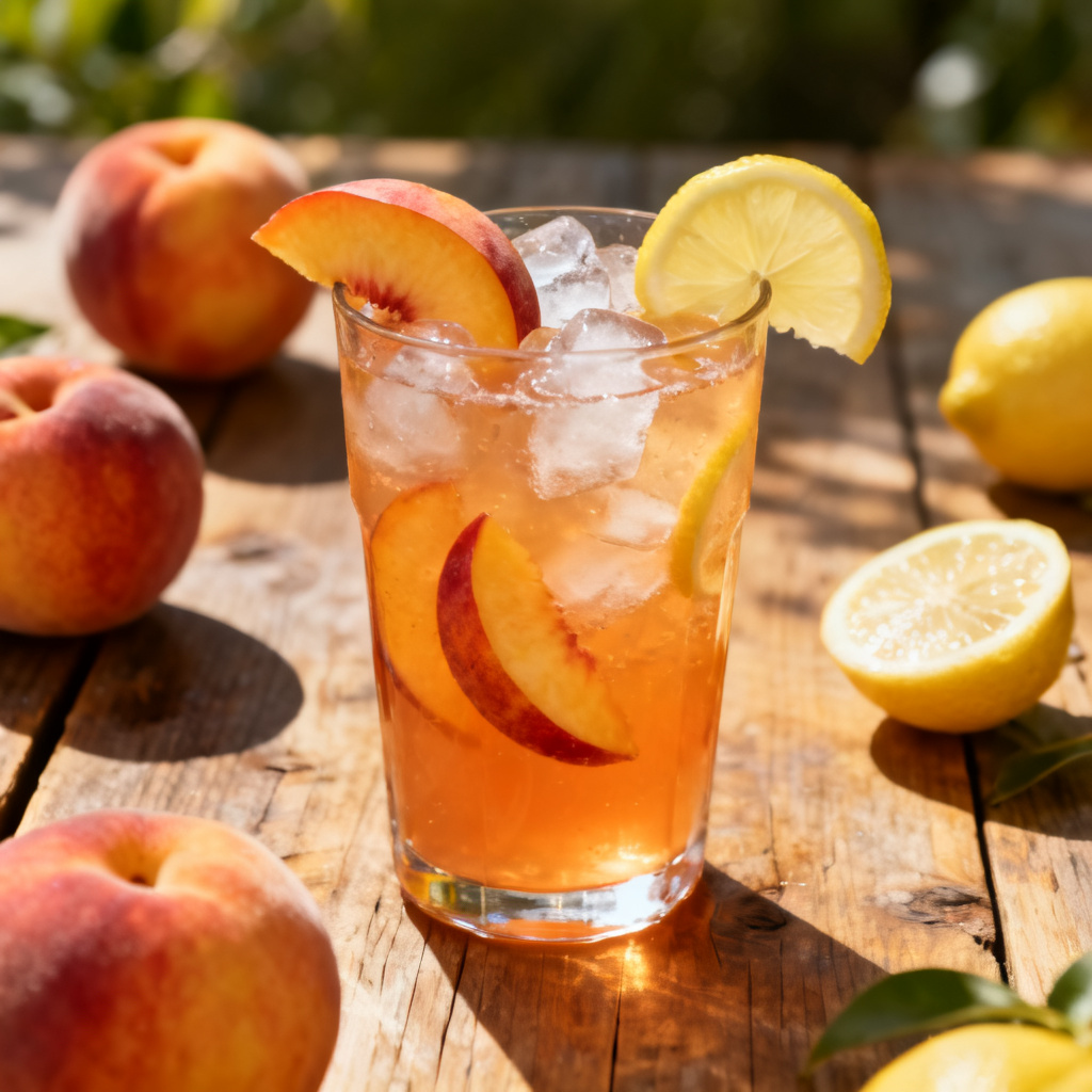 Refreshing Peach Lemonade (Sweet & Tangy Summer Drink Recipe)
