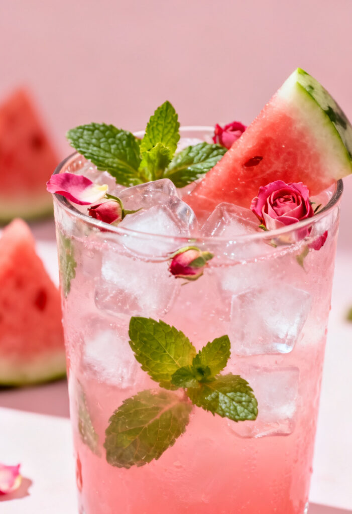 Watermelon Rose Drink (Refreshing, Floral & Perfect Summer Delight)