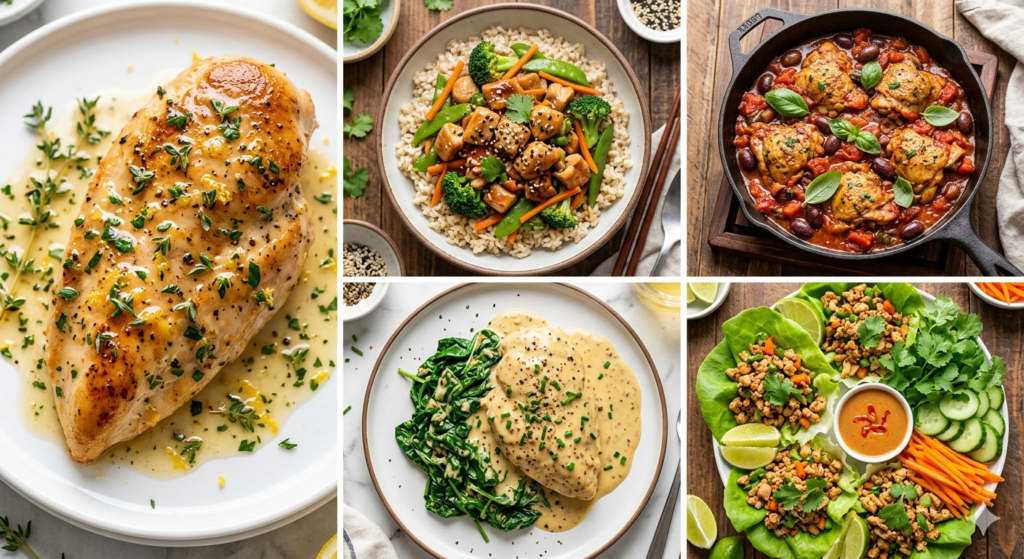 5 Weeknight Dinner Ideas: Healthy and Delicious Chicken Recipes, Simple & Done in 25 Minutes
