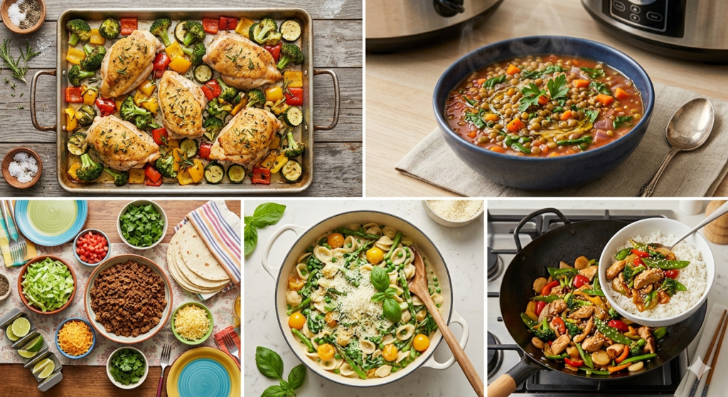 5 Dinner Ideas for Busy Moms That Take 25 Minutes or Less